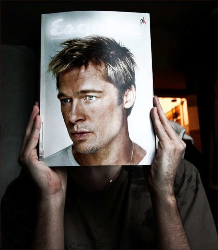 авто, esquire, бред, питт, портерт, журнал авто :) фото превью