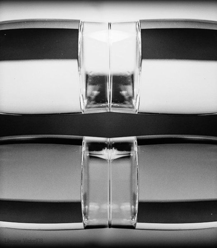 абстракция, линии, свет GlassShape фото превью