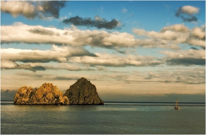 Прогулка под облаками фото превью