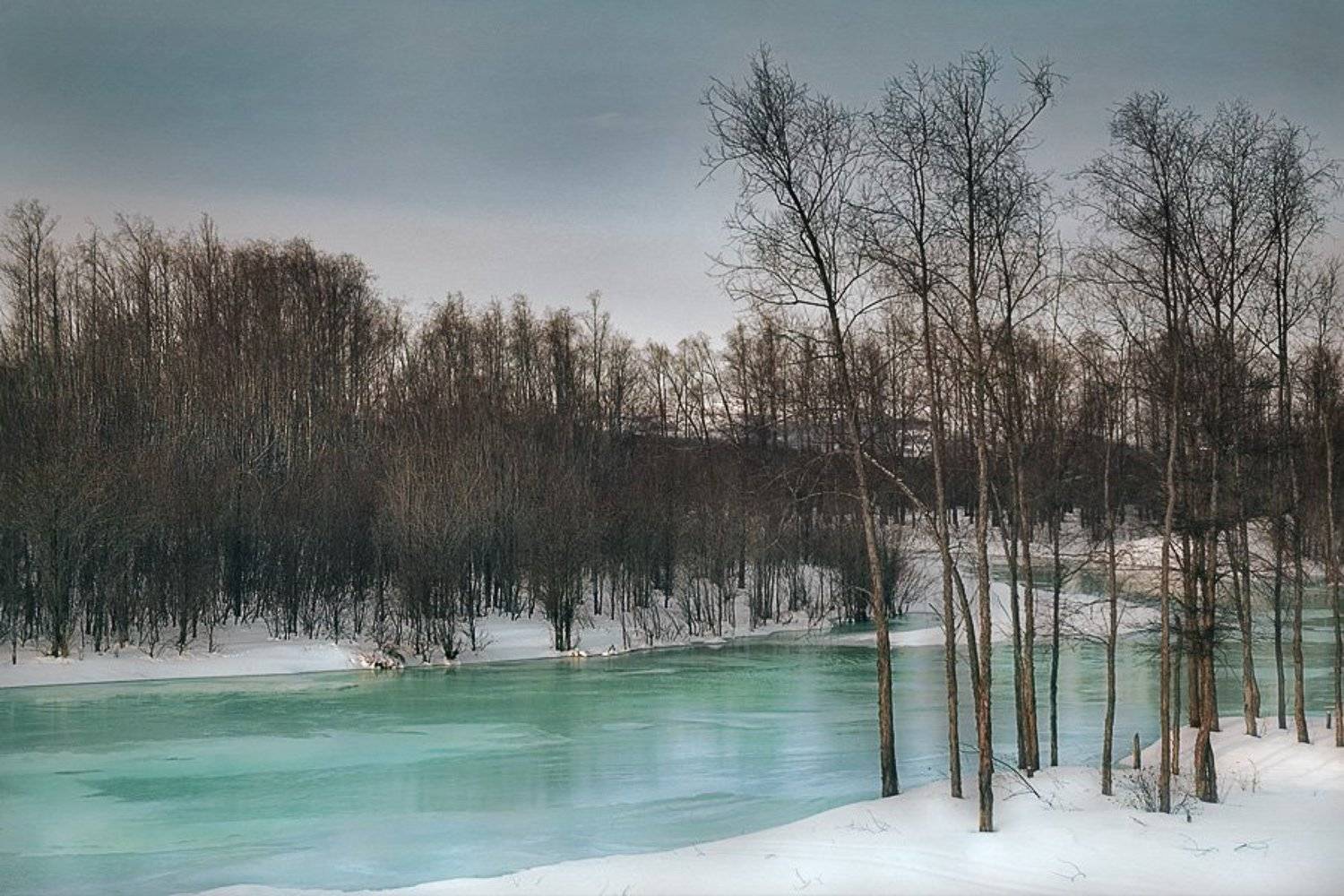 лёд, зима, река, дукча, магадан, Юлиана Макаренко