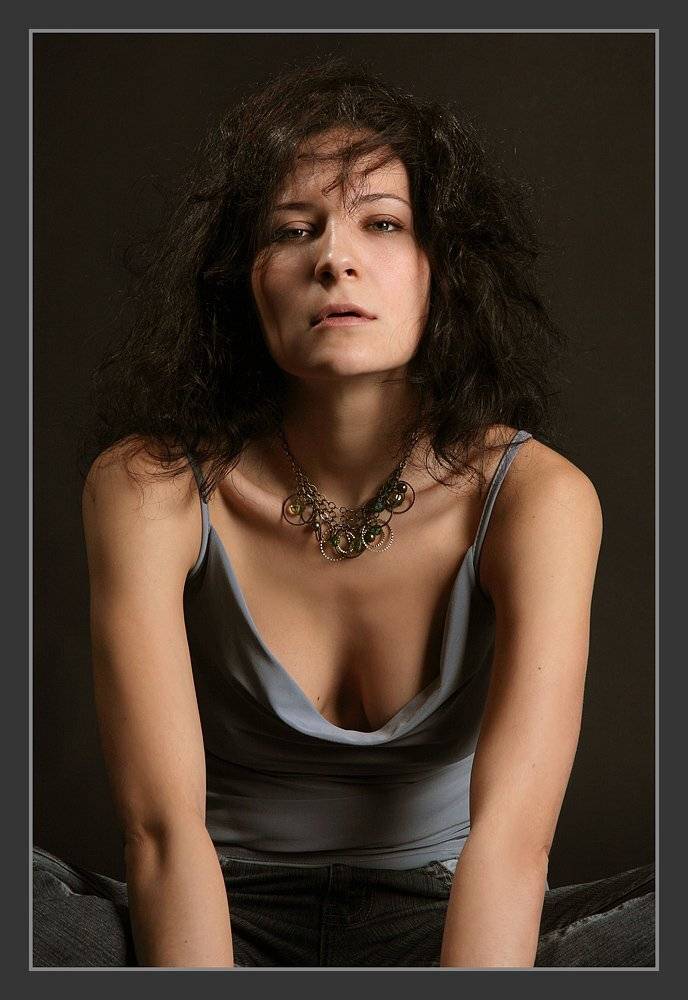 портрет, девушка, украшение, Sound Wave