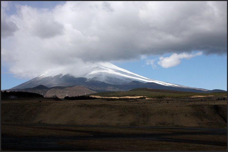 фудзи, япония, fuji, горы, небо \