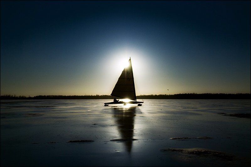 буер, разлив, зима еще про буер 8) фото превью