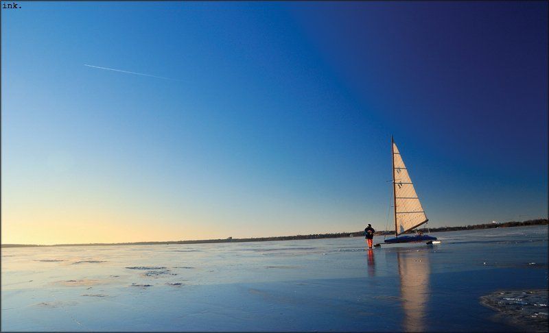 буер, разлив, зима еще одно буерическое фото 8) фото превью