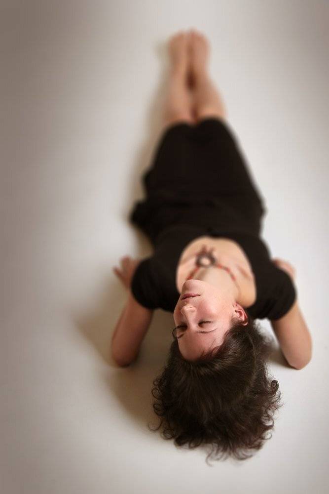 модель, белый фон, Sound Wave