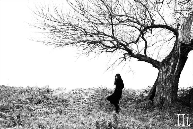 девушка, дерево, Илья Панфилов