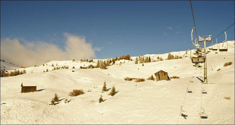 italy, dolomite alpes, alta badia, rif. la,ciasota, pralongia [rif. la ciasota - pralongia. card 1] фото превью
