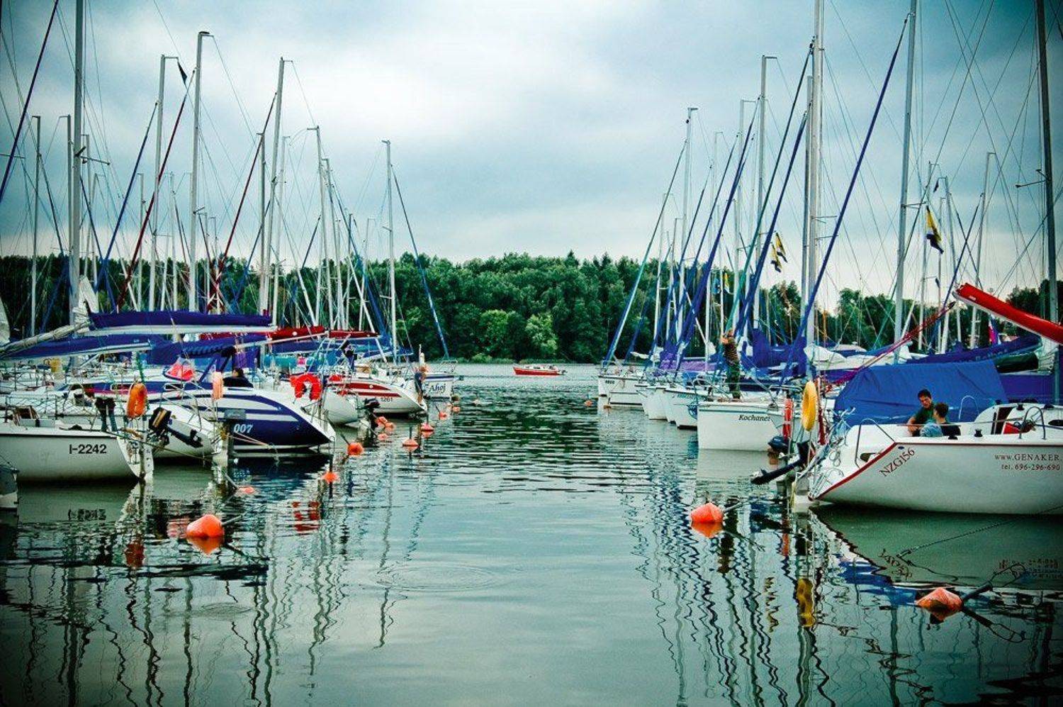 яхты, озеро, вода, польша, миколайки, Игорь