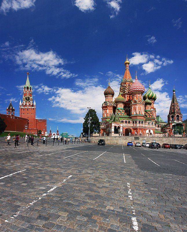 москва, красная площадь, спасская башня, собор василия блаженного, senjor