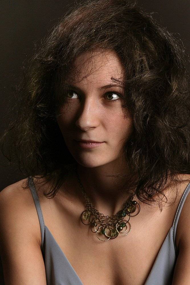 портрет, девушка, украшение, Sound Wave