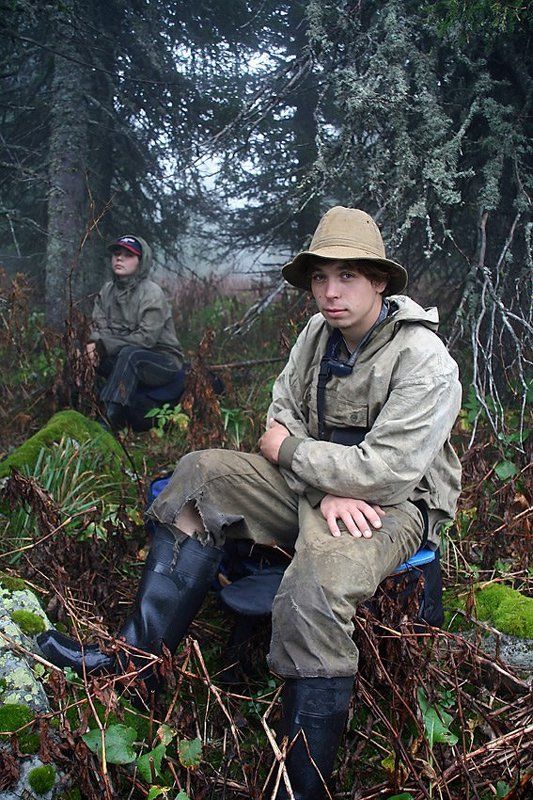 двойной потрет в лесу фото превью