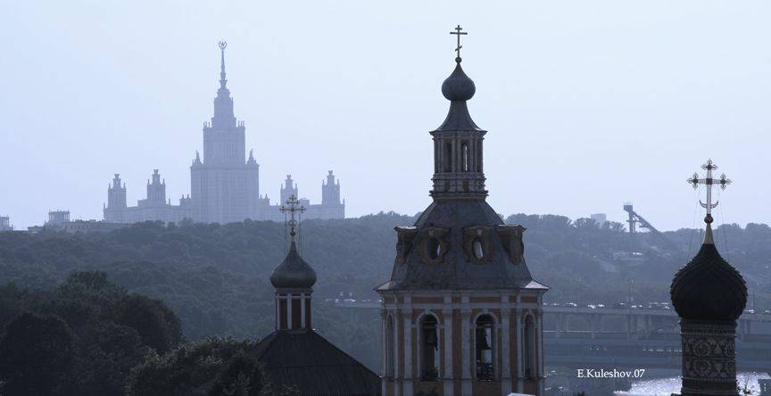 город,купола,москва,золото,церковь,кулешов, Кулешов Евгений