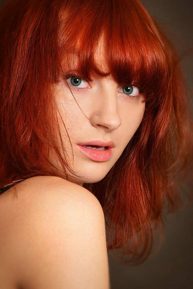 девушка, взгляд, глаза, волосы, Sound Wave