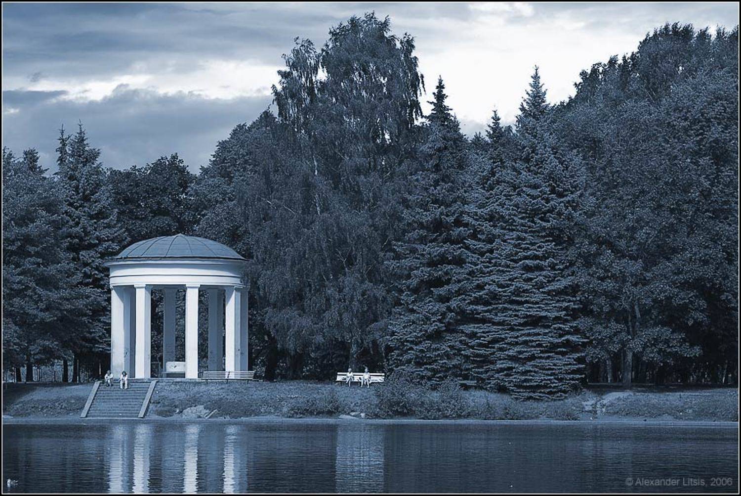 приморский,парк,победы,пруд,ротонда,отдыхающие, Александр Лицис