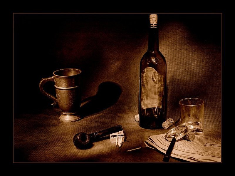 натюрморт, световая кисть *** фото превью