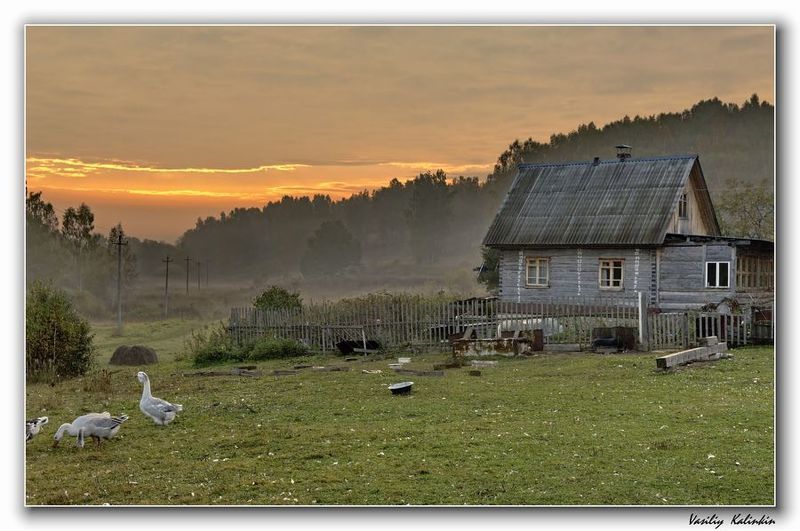 Околица (утро).... фото превью