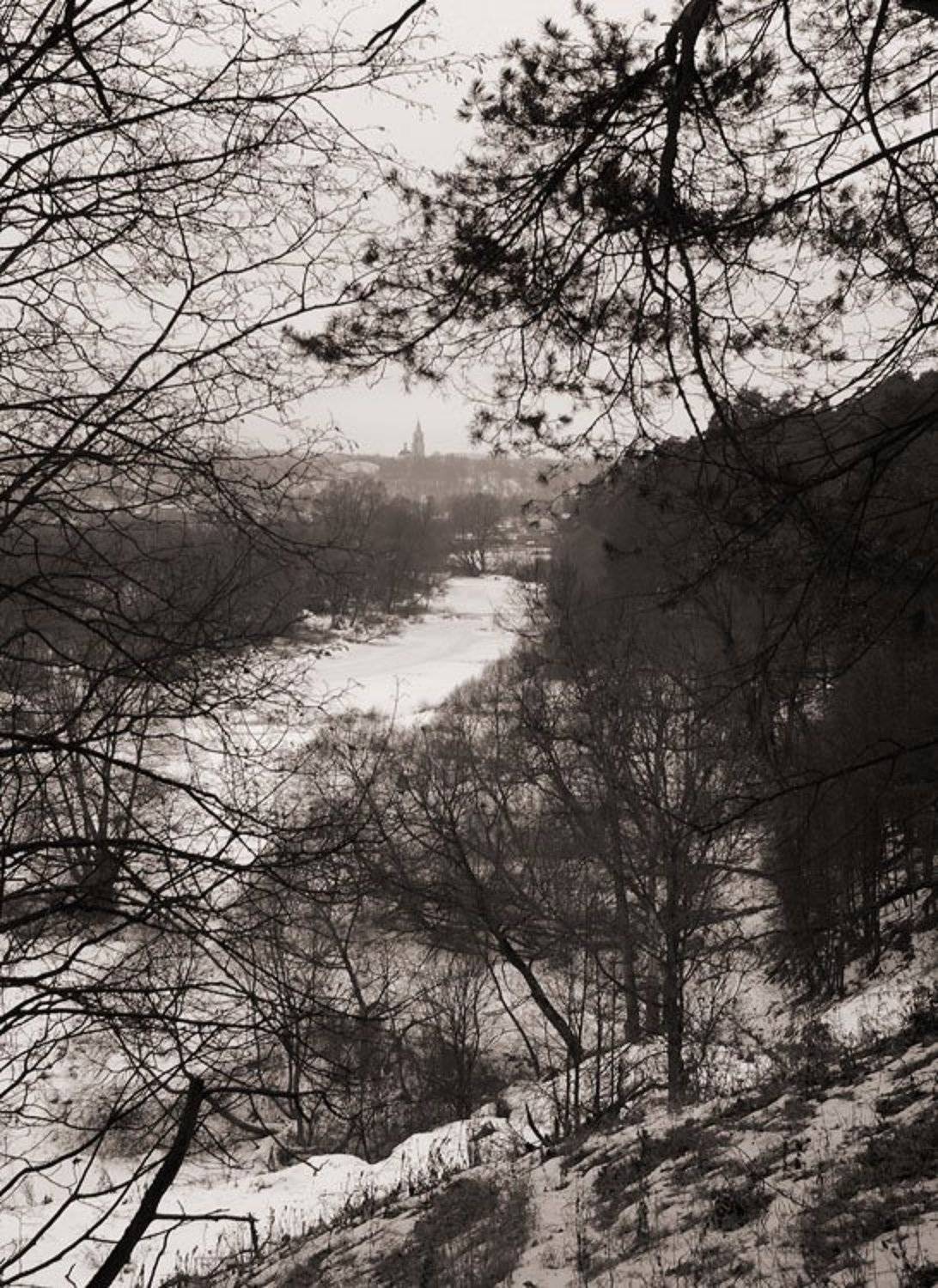 вид на верею с реки протва, Александр Абалихин