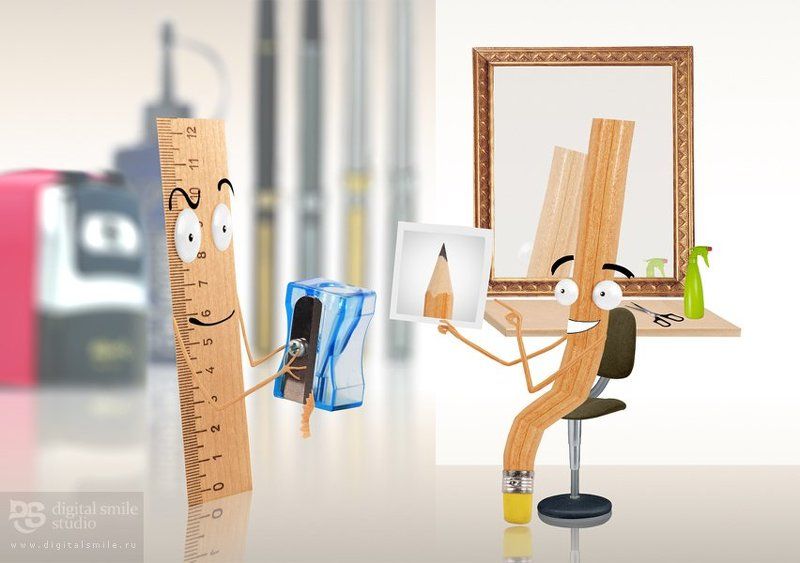 линейка карандаш парикмахерская Ну что-с, начнем!! фото превью