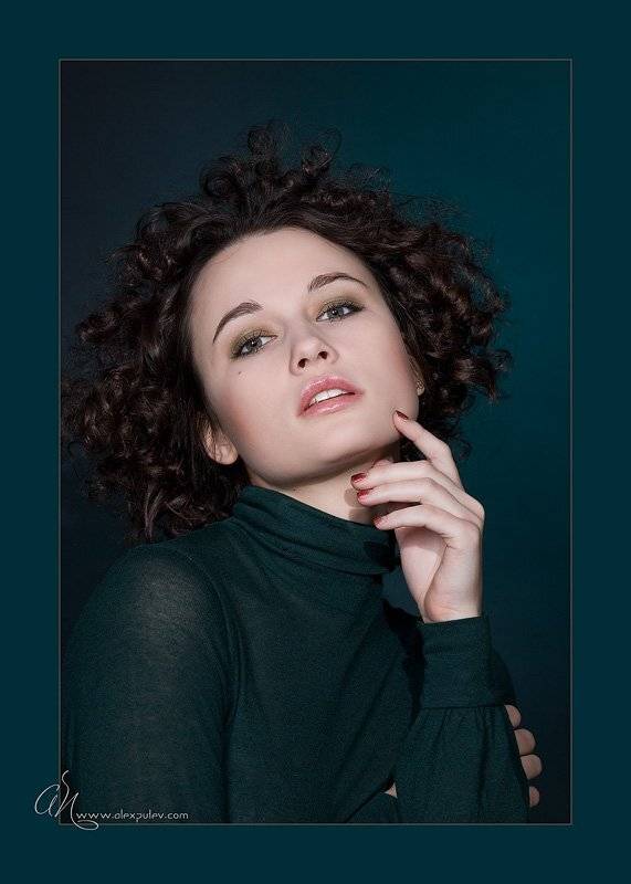 анна,студия,пробы,портрет,глаза,эмоции,свет,тень, Александр Путев