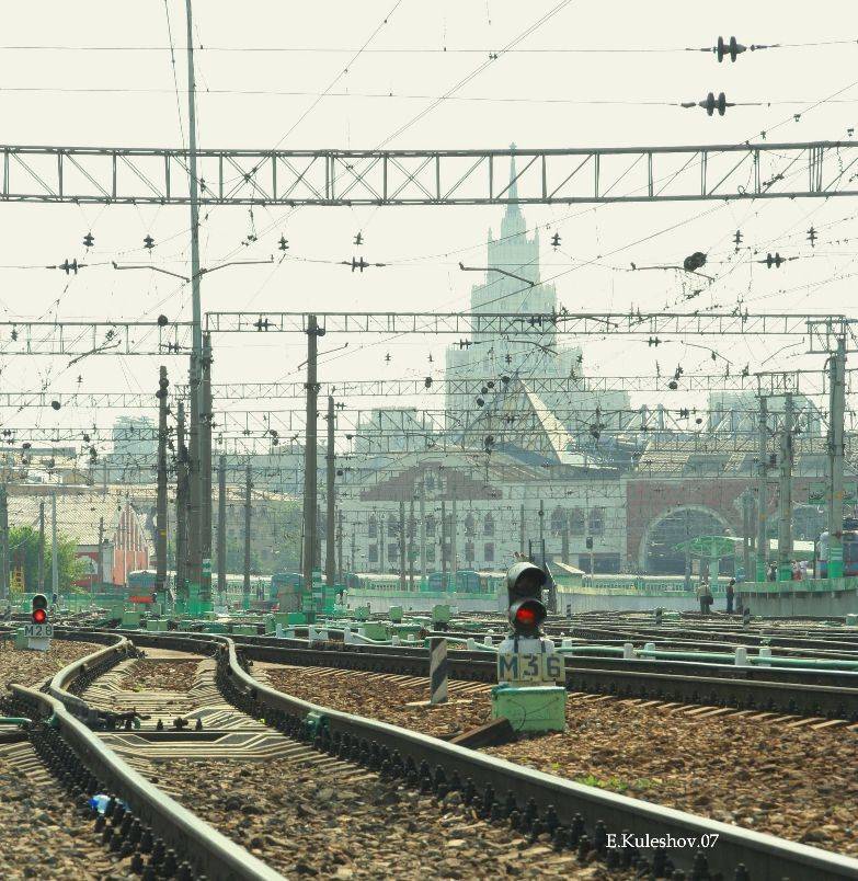 город,москва,вокзал, перрон, кулешов, Кулешов Евгений