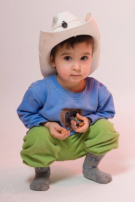 малыш,ковбой,студия ковбой фото превью