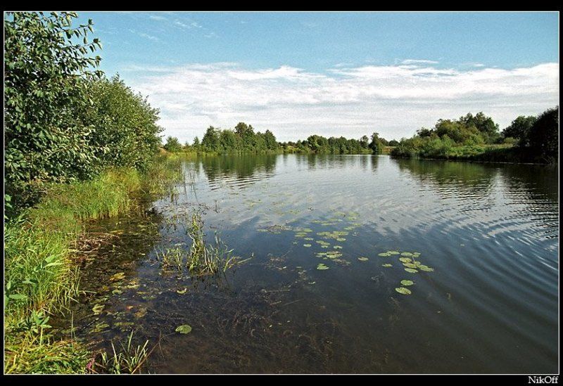 река, соть, вода, небо, омманипадмехум Спокойствие северных рек... фото превью