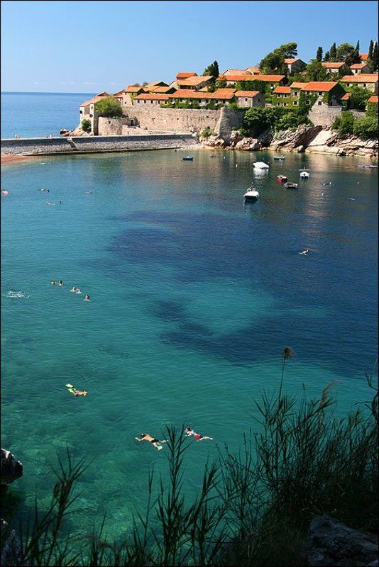святой стефан, черногория, отдых, море Sveti Stefan фото превью