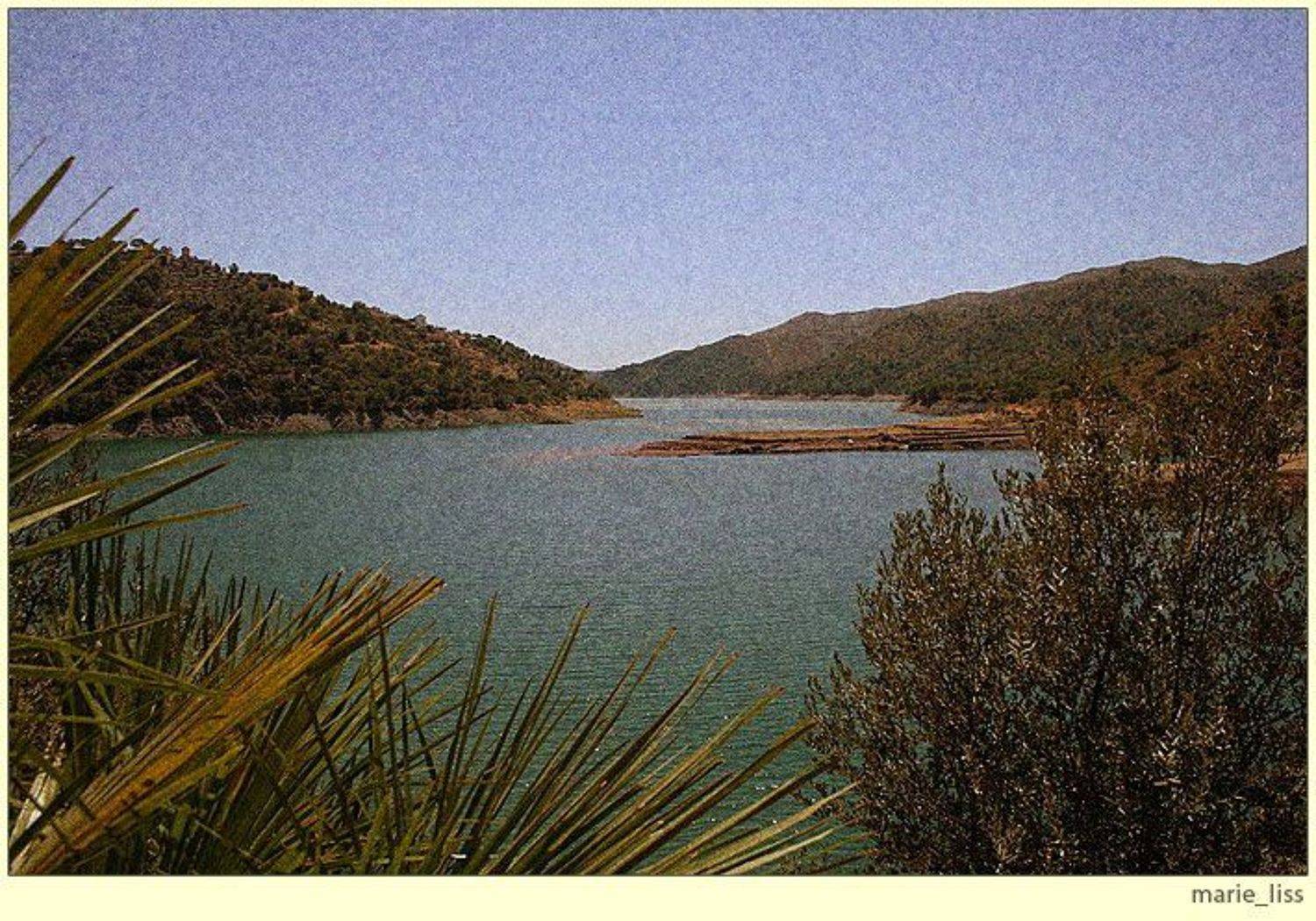 пейзаж, озеро, испания, истан, andalucia, spain, istan, viuga