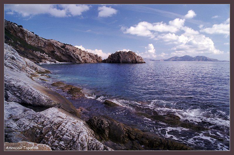 греция, икария, море, берег Берег фото превью