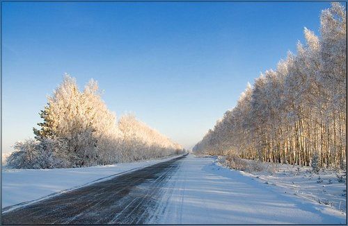 Зимняя дорожная геометрия