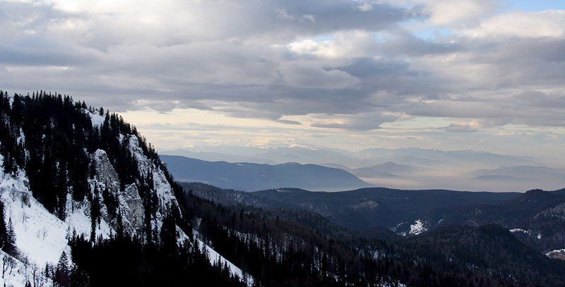 босния, горы, снег, туман Босния #3 фото превью