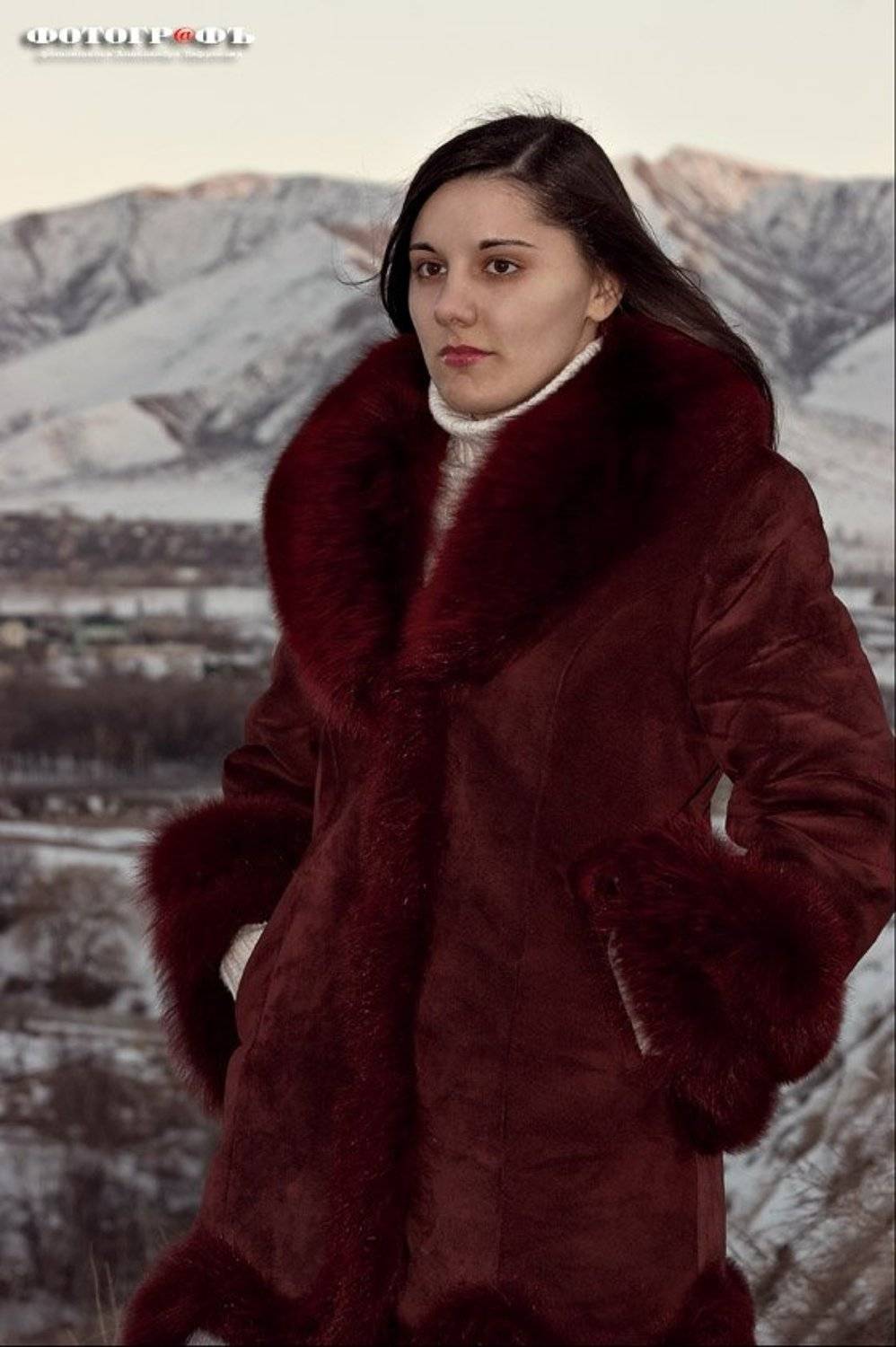 девушка, холм, Александр Сафронов