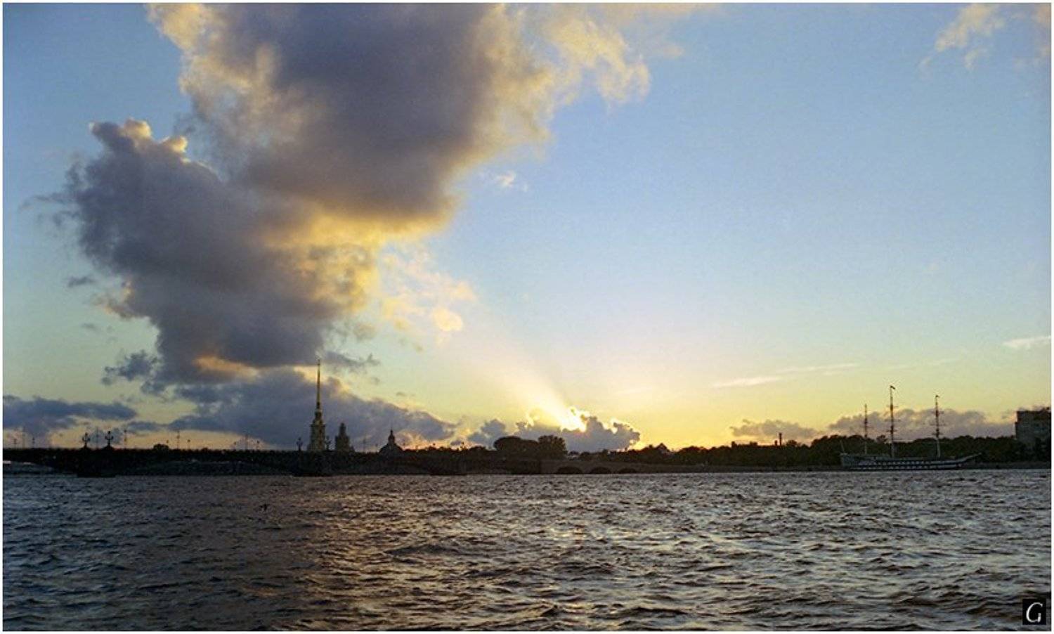 питер, закат, архив, нева, Gorshkov Igor_Feanorus