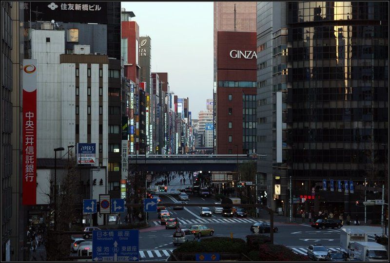 япония, токио, гинза, улица Ginza фото превью