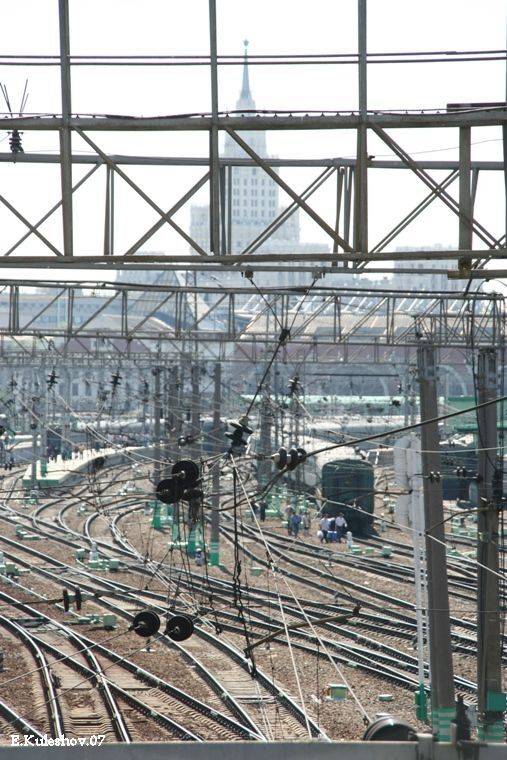 город,москва,вокзал, перрон, кулешов, Кулешов Евгений