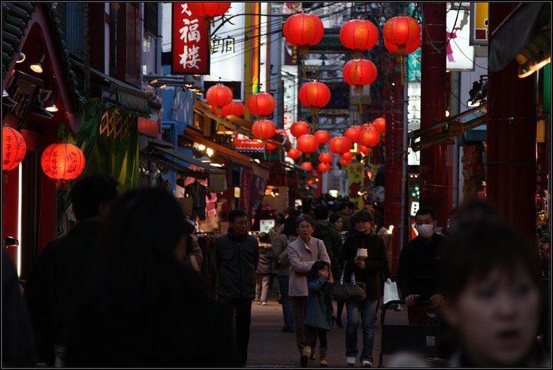 chiina town, китайский квартал, япония, йокогама Chinatown фото превью