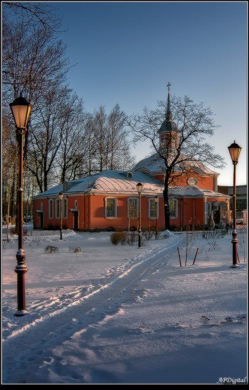 Зимнее утро фото превью