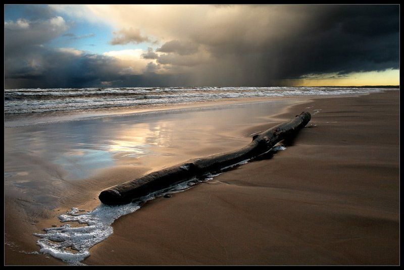 буря, град, балтийское море Приход бури фото превью