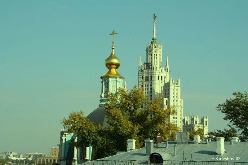 крыши,москва,купола,город,высотка,кулешов В гостях у Карлсона... фото превью