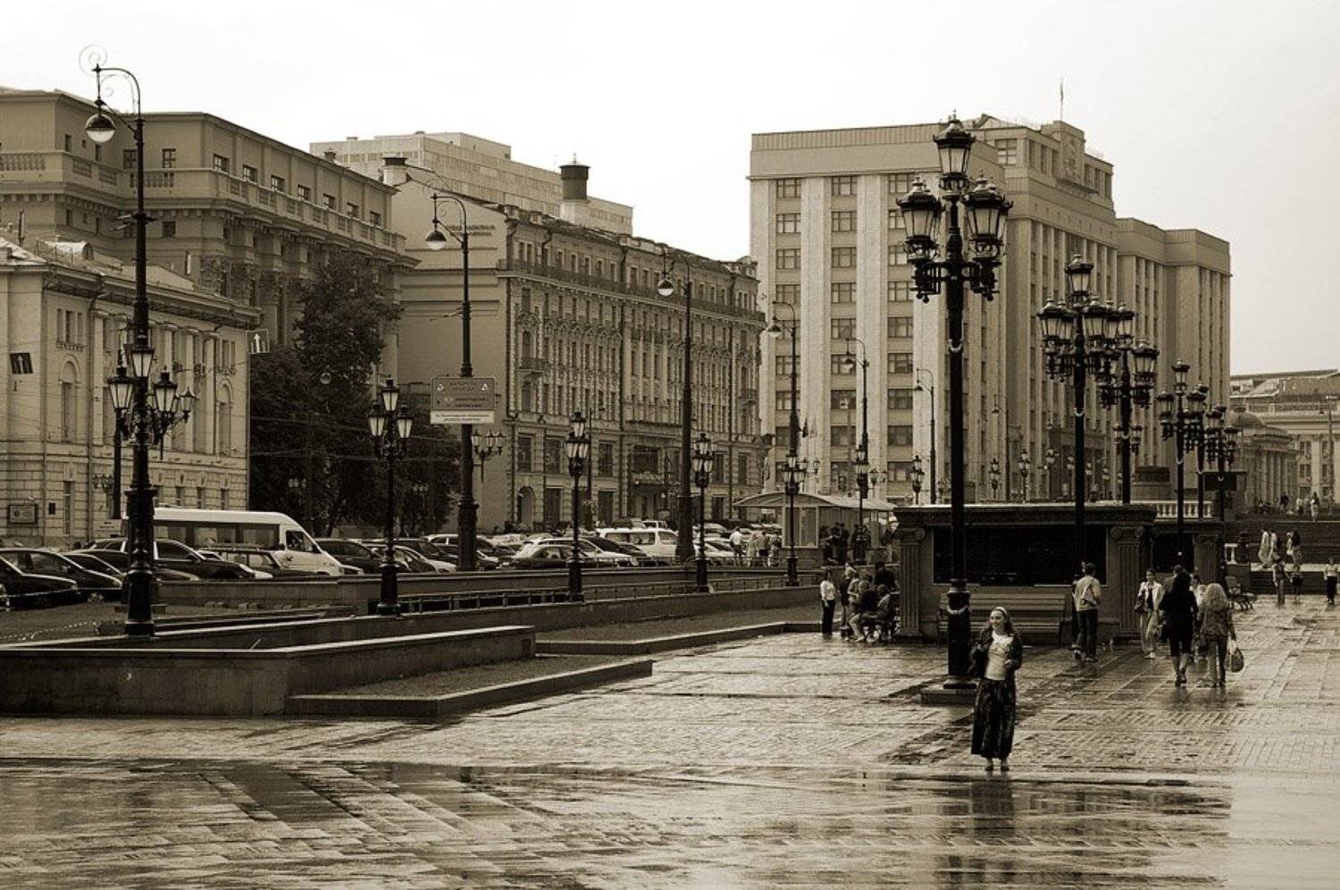 архитектура город дождь, Александр Абалихин