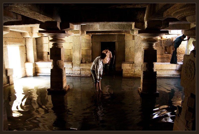 индия, храм В затопленном храме фото превью