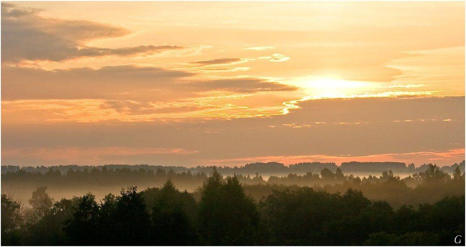 талашкино, рассвет, туман, даль, Gorshkov Igor_Feanorus