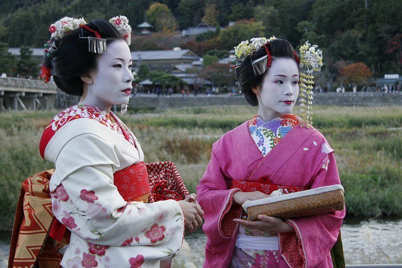 гейко, гейша, майко, арасияма, портрет, люди Гейко (гейши). Арасияма. фото превью