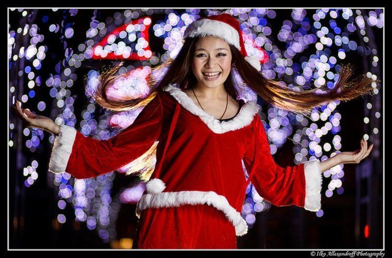 christmas, portrait, santa, strobist, japan All I want for Christmas фото превью