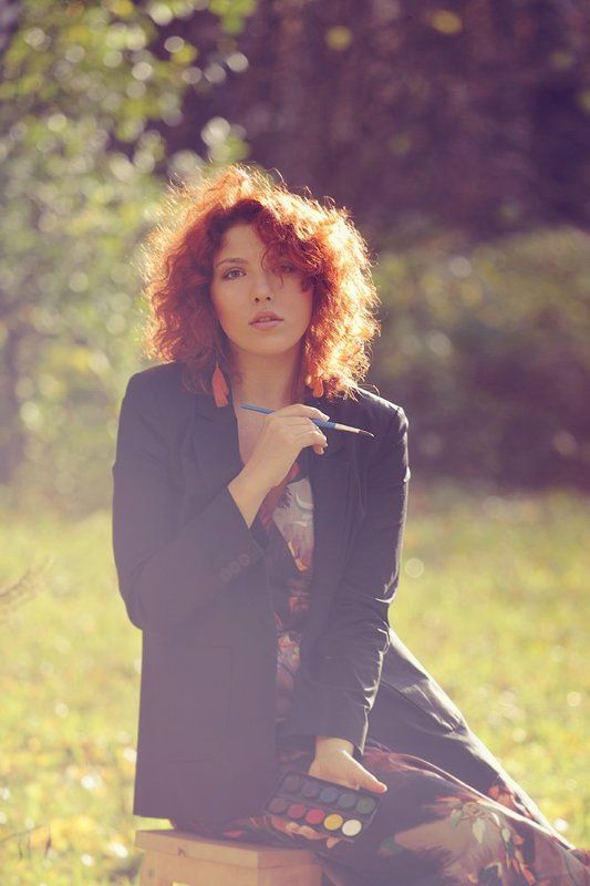 нарисованная осень фото превью