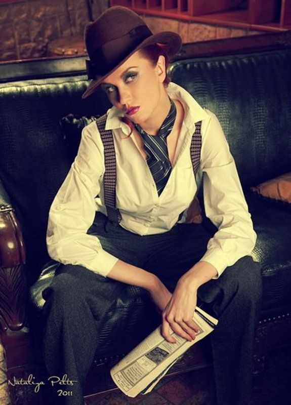 ретро, 30-е, подтяжки, вино, шляпы Ретро фото превью