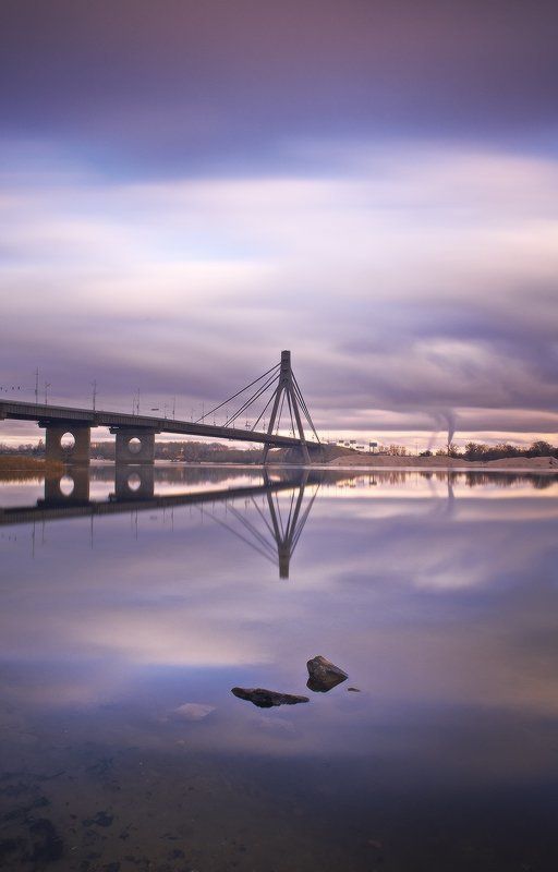 московский мост,киев один вечер у Московского моста ... фото превью