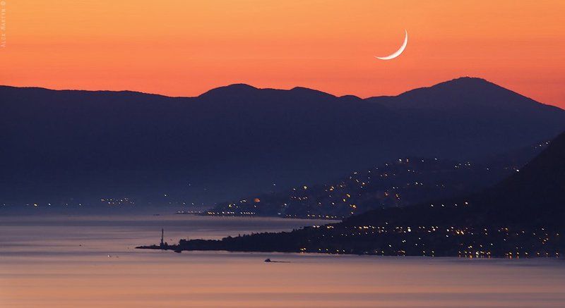 porto, montenegro, море, закат, черногория, адриатика, залив *** фото превью