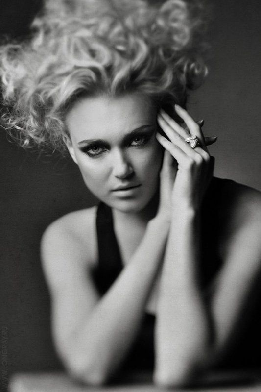 портрет, девушка, модель, студия, лицо Portrait фото превью