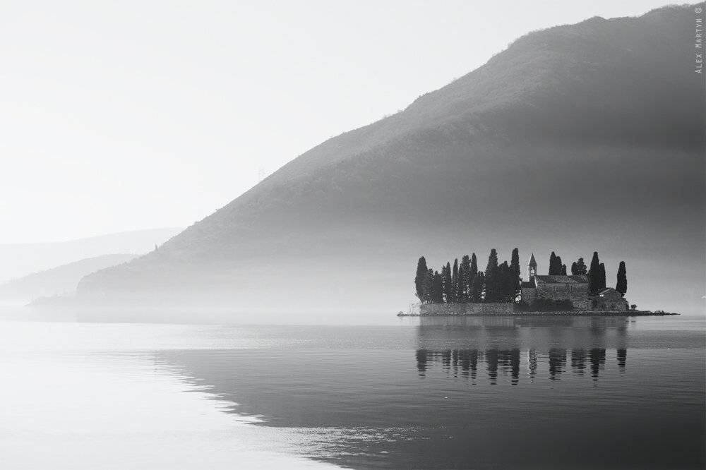 черногория, море, волны, перасть, Alexander Martynov